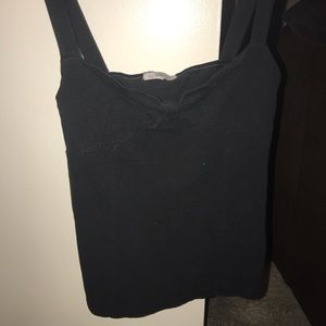 Black tank top